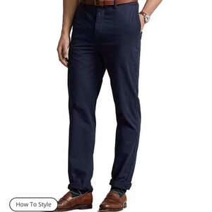 Polo Ralph Lauren classic fit stretch Men's Navy Pants